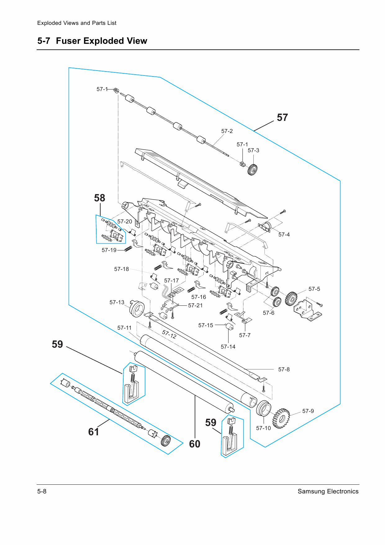 Samsung Laser-Printer ML-5050G Parts and Service-2